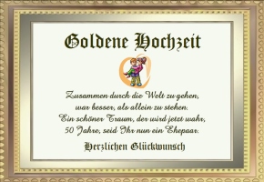 Goldene Hochzeit Gluckwunsche