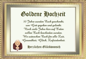 goldhochzeit spruch