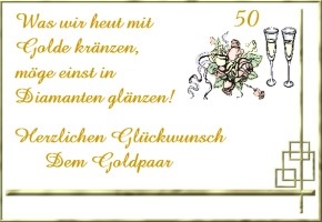 Goldene Hochzeit