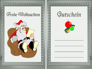 Gutschein Weihnachten Ausdrucken Kostenlos