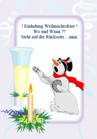 Weihnachtsfeier Einladung 01